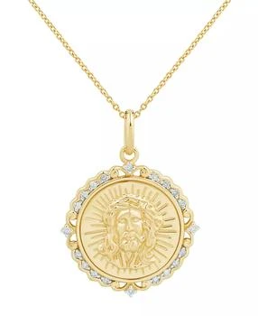 Macy
s | Diamond Pendant Necklace (1/10 ct. t.w.) in 10k Yellow Gold