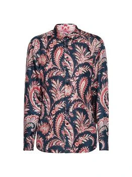 ETRO | Paisley Silk Button-Front Shirt