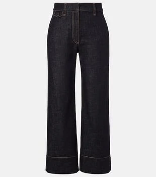 Brunello Cucinelli | High-rise wide-leg jeans