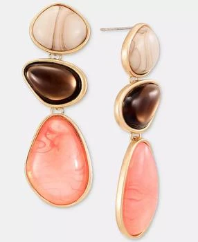 Mixed Stone Triple Drop Earrings, Macy's Exclusive