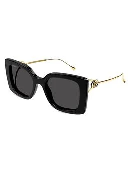 Gucci | Flat & Bend 54MM Square Sunglasses