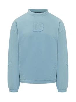 Dolce & Gabbana | Dolce & Gabbana Logo Patch Crewneck Sweatshirt