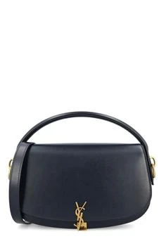 Yves Saint Laurent | Saint Laurent Logo Plaque Foldover Top Shoulder Bag