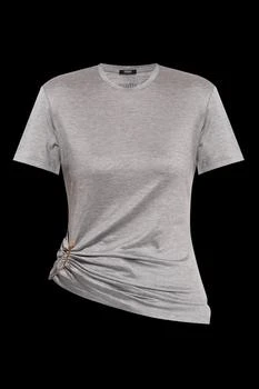 Versace | Versace Safety Pin Detailed Short-Sleeved Top