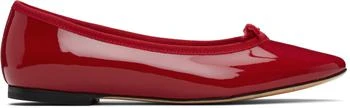 Repetto Red Cendrillon Pointed-Toe Ballerina Flats