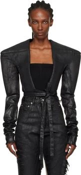 Rick Owens | Black Concordians Tight Denim Jacket