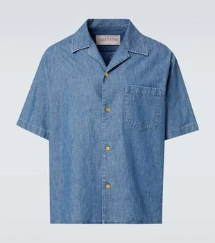 Valentino | Denim bowling shirt