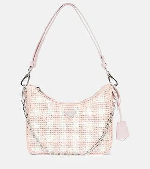 Prada | Re-edition crochet shoulder bag