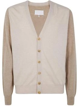MAISON MARGIELA | Maison Margiela V-Neck Elbow-Patch Cardigan
