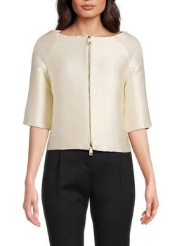 Valentino | Boatneck Raglan Sleeve Jacket