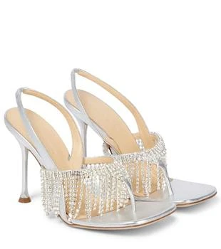 Magda Butrym | Embellished leather thong sandals
