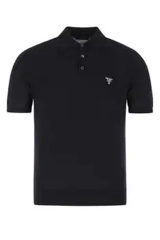Prada | Prada Triangle Logo Short-Sleeved Polo Shirt