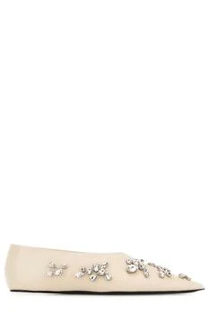 Jil Sander | Jil Sander Embellished Ballerina Shoes