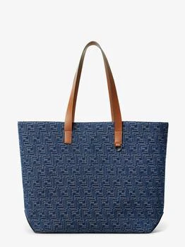 Fendi | FF Jacquard tote bag with denim effect