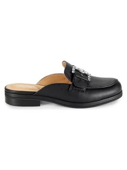 Babs Crystal Buckle Mules