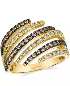 Le Vian | Nude Diamond (0.62 ct. t.w.) and Chocolate Diamond (0.64 ct. t.w.) Ring in 14k Honey Gold