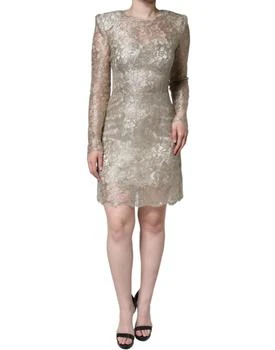 Dolce & Gabbana | Floral Lace A-line Sheath Mini Women's Dress