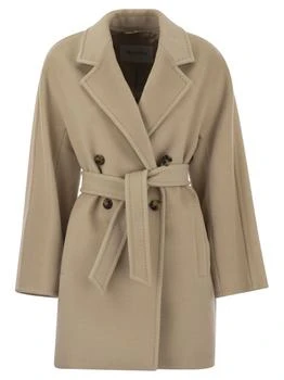 Max Mara | Max Mara Tied-Waist Buttoned Coat