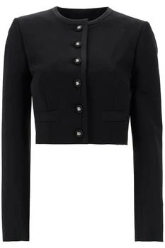 Dolce & Gabbana | Dolce & Gabbana Logo Buttoned Cropped Jacket