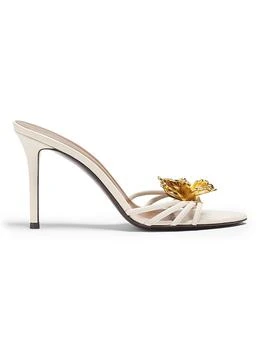 Giuseppe Zanotti | 90MM Leather Slide Sandals