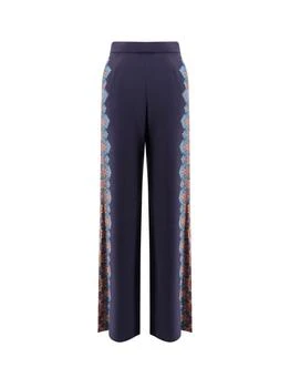ETRO | Etro Floral Printed Elastic Waistband Trousers