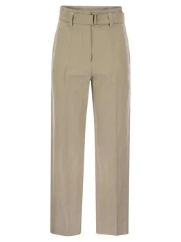 Brunello Cucinelli | Brunello Cucinelli High-Waist Belted Trousers