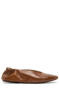 Marsèll Strascico Gathered Detail Ballerina Shoes