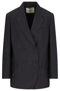 Fendi | Fendi Pinstriped Button-Up Blazer