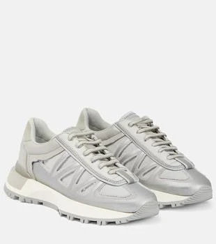 MAISON MARGIELA | Leather-trimmed low-top sneakers