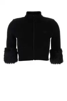Prada | Prada Zipped Cropped Sweatshirt