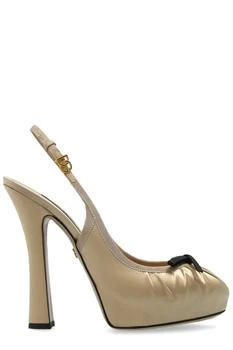 Dolce & Gabbana | Dolce & Gabbana Bow Detailed Satin Pumps