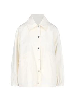 Jil Sander | Jil Sander Logo-Printed Drawstring Shirt Jacket