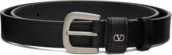 Valentino | Black VLogo Signature Belt