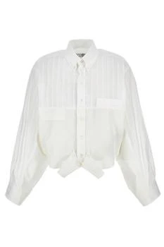 MM6 | MM6 Maison Margiela Mirrored Poplin Shirt