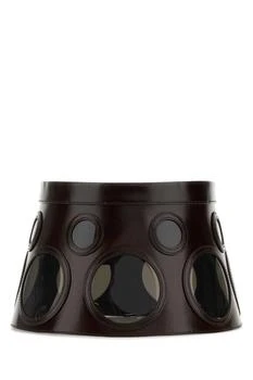 Prada | Prada Leather Visor Hat