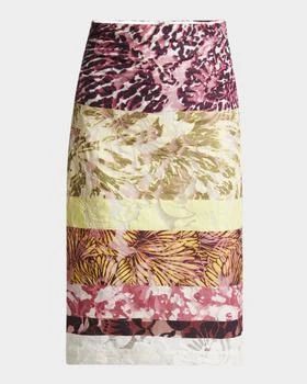 Dries Van Noten | Stan Printed Midi Skirt