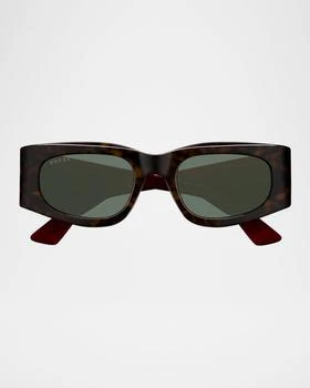 Gucci | Rectangle Acetate Sunglasses