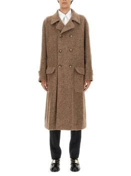 Dolce
Gabbana | Dolce
Gabbana Double-Breasted Mid-Length Coat
