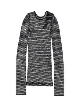 Balenciaga | Balenciaga Crystal Embellishment Long-Sleeved Top