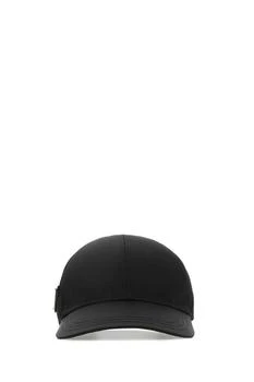 Prada | Prada Logo Plaque Curved-Peak Baseball Hat