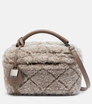 Brunello Cucinelli | Quilted shearling vanity bag