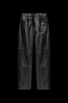 Jil Sander | Jil Sander Logo Patch Leather Trousers