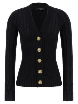 Balmain | Balmain Buttoned Fitted Cardigan