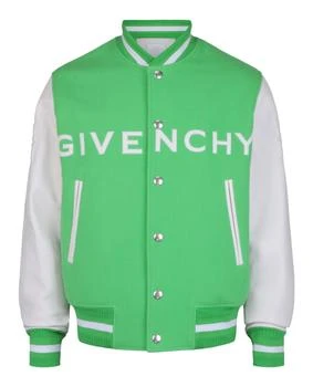 Givenchy | Wool And Leather Varsity Jacket
