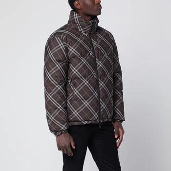 Burberry | Brown reversible down jacket with Check pattern