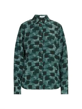 Salvatore Ferragamo | Painted Block Silk Shirt