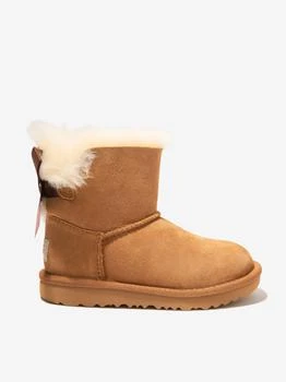 UGG UGG Girls Mini Bailey Bow II Boots in Brown