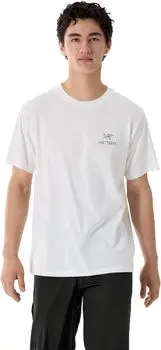 Arc'teryx Arc'teryx Kragg SL Cotton Bird Word SS Men's | Cotton Climbing Tee with Bird and Wordmark Graphic