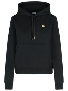 Burberry | Burberry Logo Embroidered Drawstring Hoodie