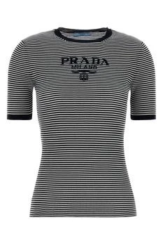 Prada | Prada Short-Sleeved Striped Jumper